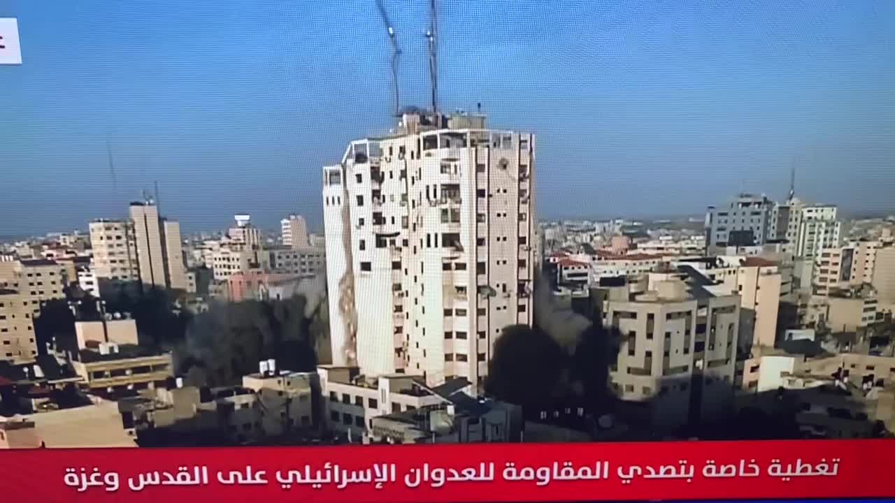 IDF airstrikes take down another multi-story building in Gaza