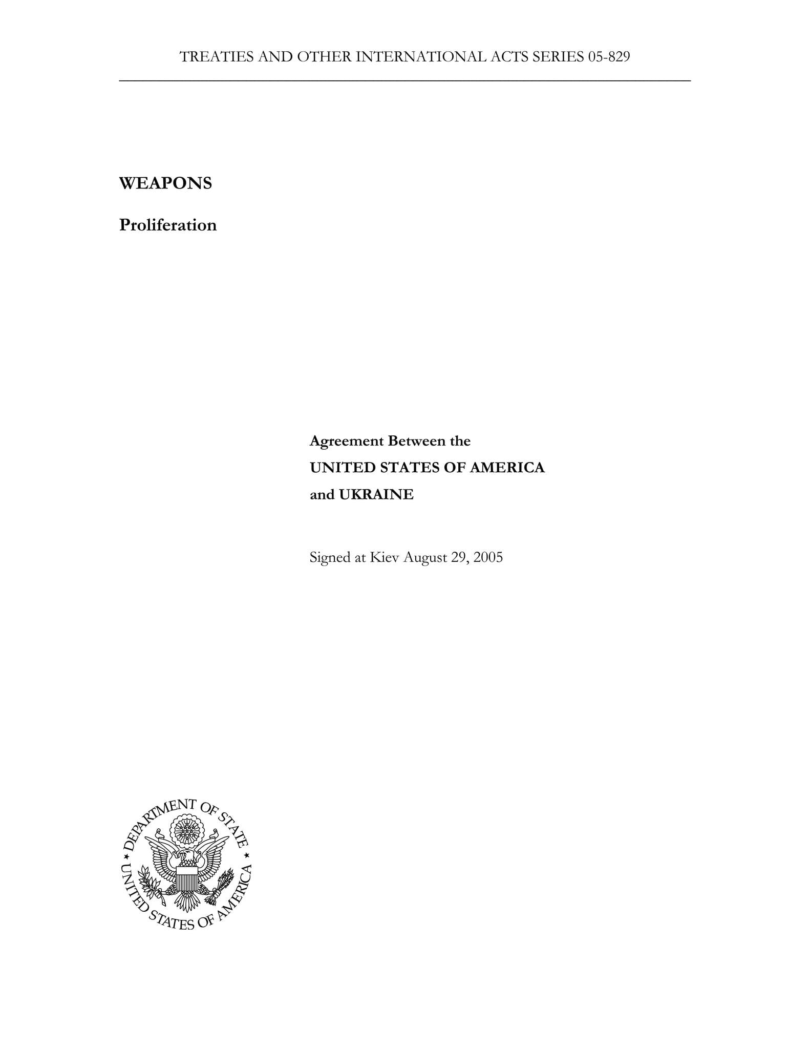 Cooperation agreement between the US Department of Defense and...