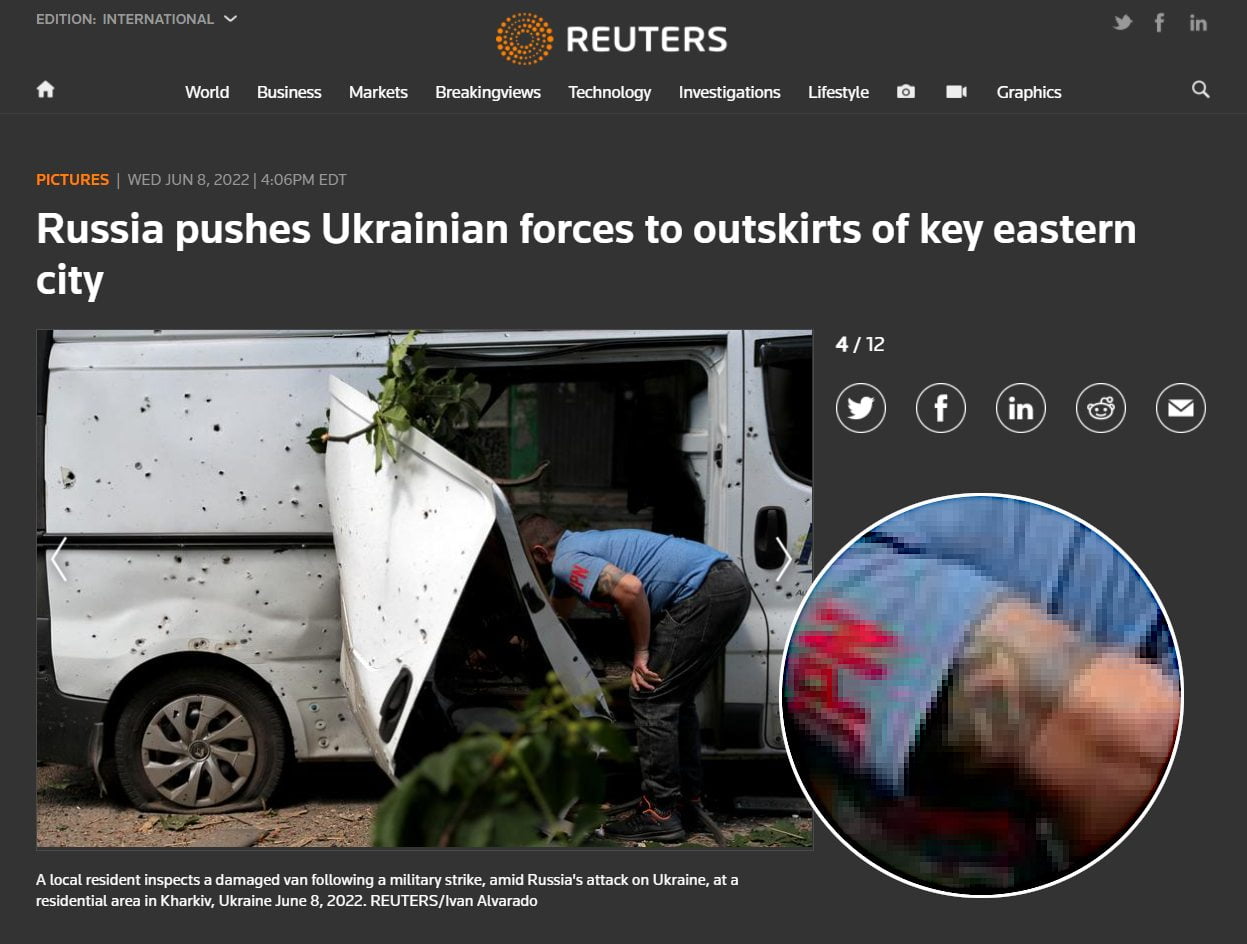 Reuters needs to fire whoever allowed this picture of...