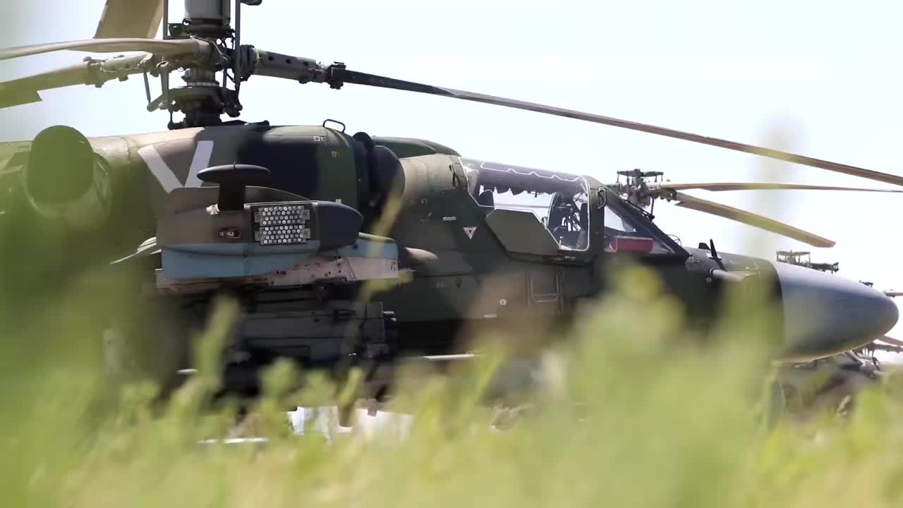 Russian Kamov Ka-52 operating in Ukraine