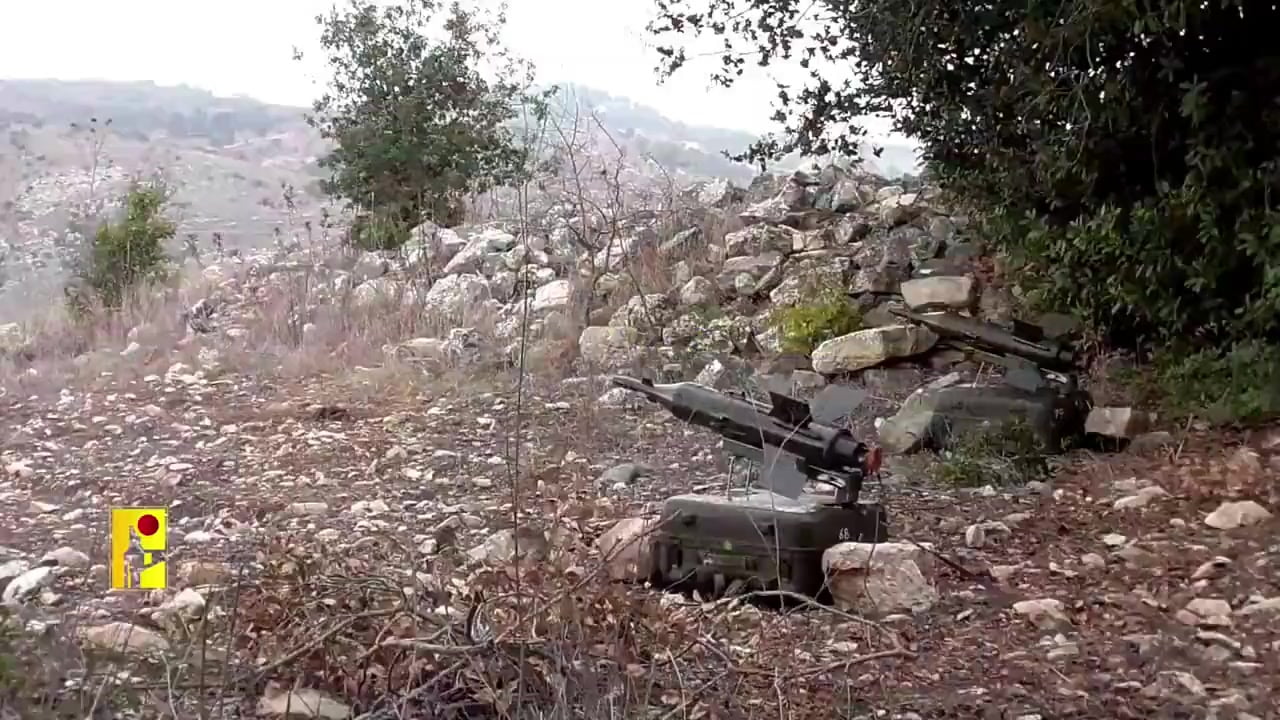 Hezbollah Kornet strikes on Israeli military site in Israel...