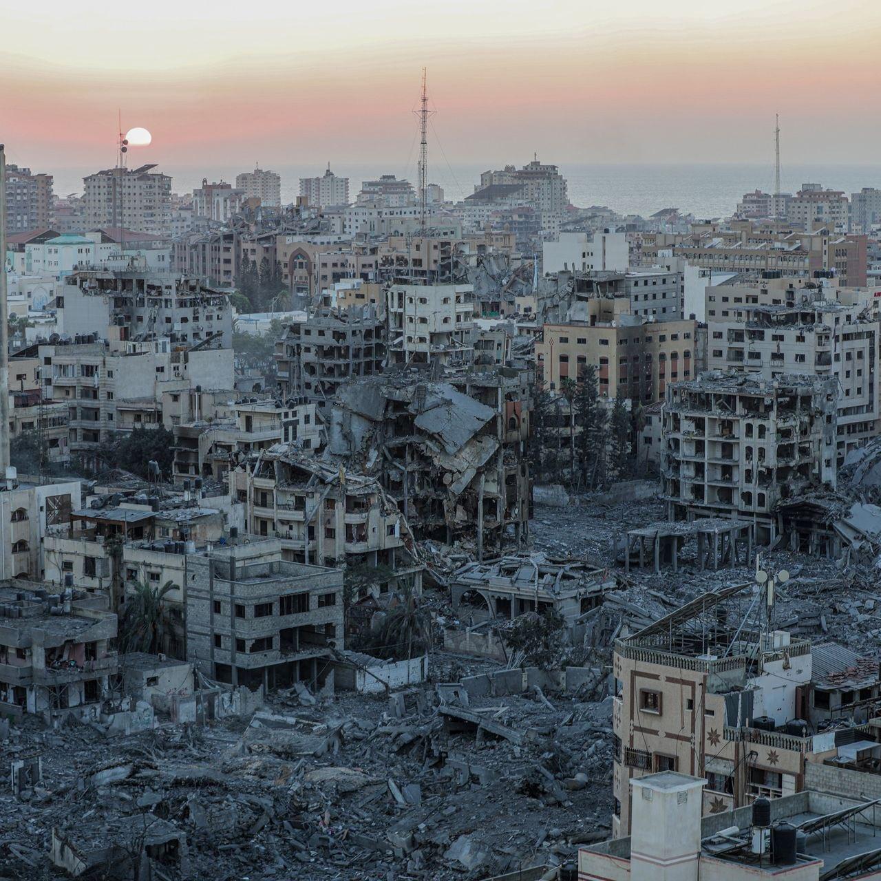 Here is Gaza while Kamala Harris was vice-president