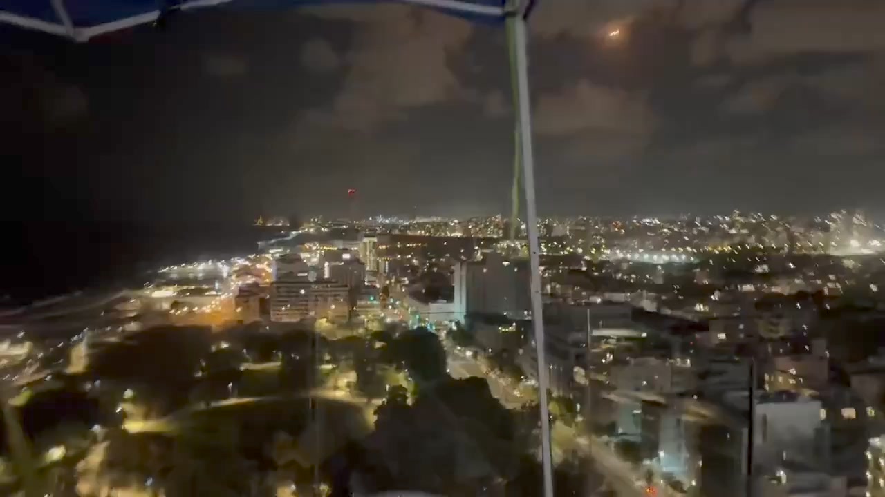 Iranian missile strikes around Tel Aviv, Israel