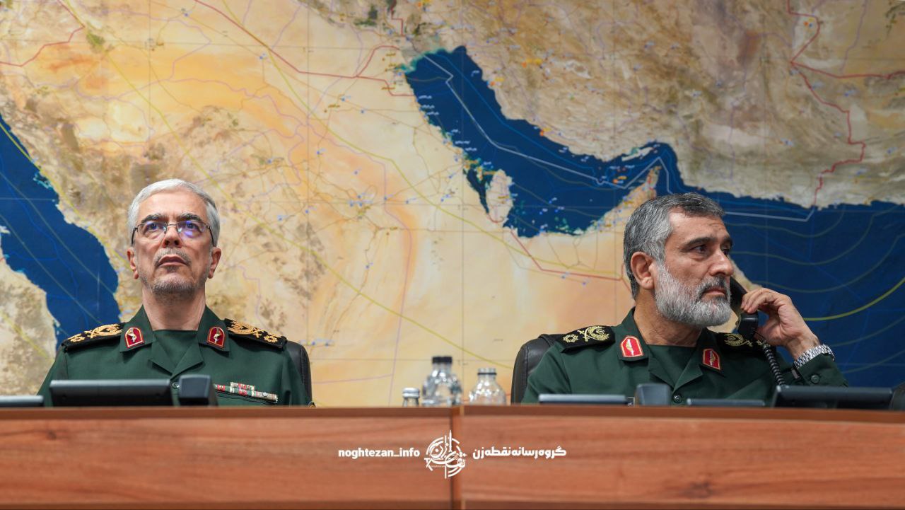 Iranian control and command center of the Sadeq 2...