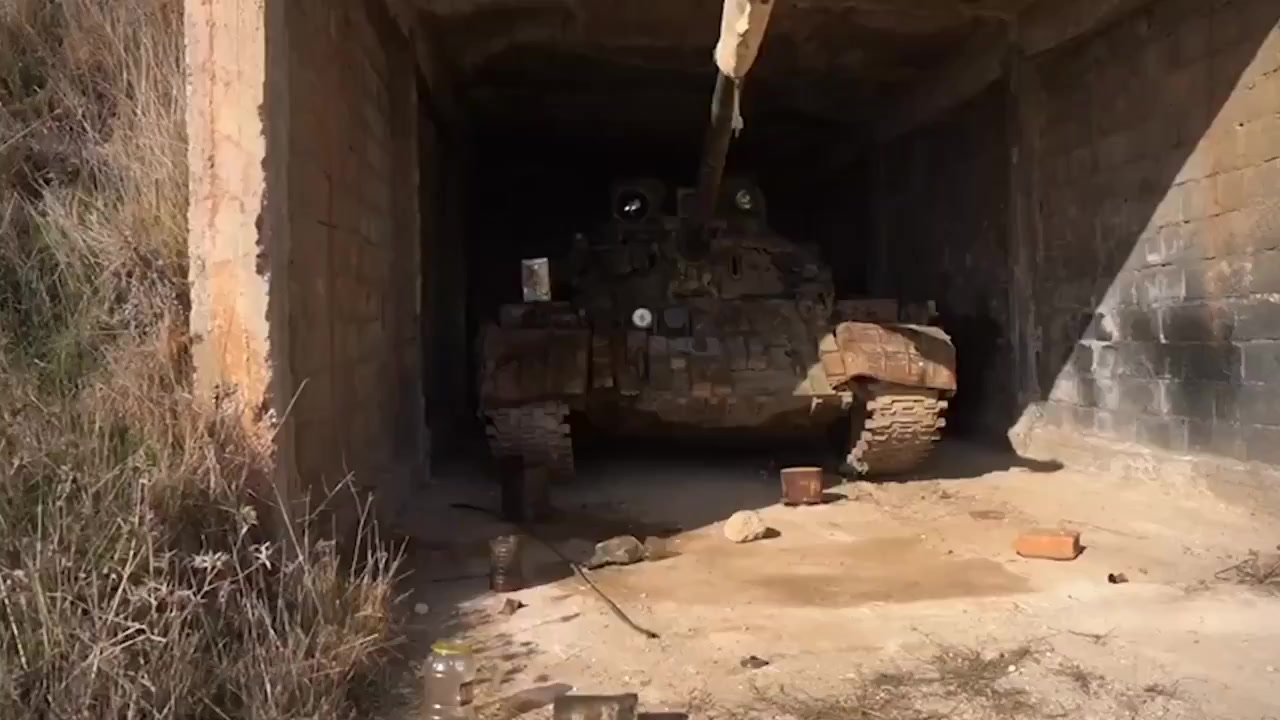 Israeli forces seize one of Assad's SAA T-55 battle...